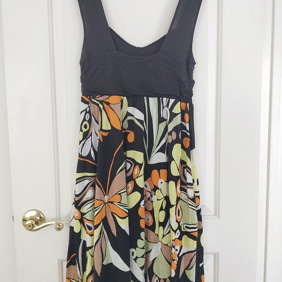 Anthropologie Floral Knit Summer Dress, Knee Length, Size M - Picture 3 of 5
